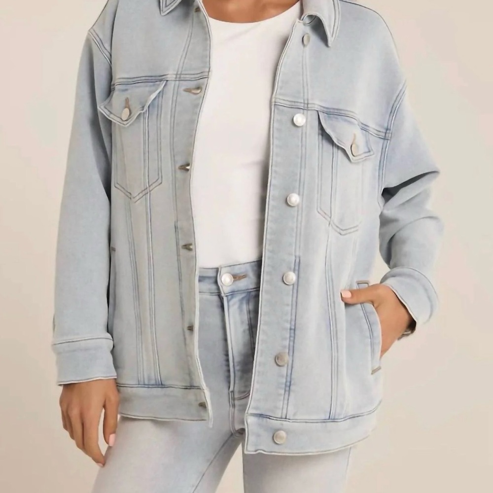 Z Supply Miles Light Wash Denim Jacket